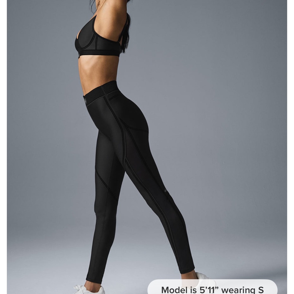 Alo Airlift Mesh Line up high waisted leggings